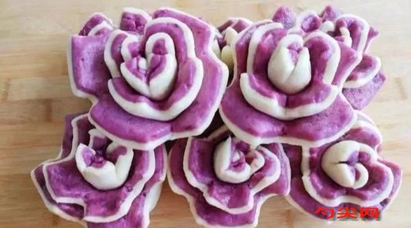 紫薯花饅頭